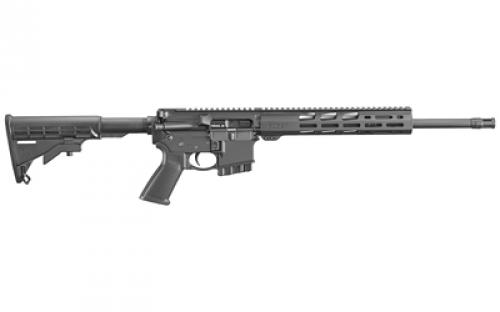 Ruger AR-556, Semi-automatic, 223 Remington/556NATO, 16.1" Cold Hammer Forged Barrel, 1:8 Twist, Black, Synthetic Stock, 1 Mag, 10Rd, MLOK Handguard 08537