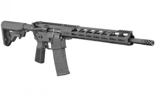 Ruger AR-556, Semi-automatic, 223 Rem/556NATO, 16.1" Barrel, Black Finish, 13.5" Free Float MLOK Handguard, B5 Bravo Stock, B5 Type P23 Grip, 30Rd, 1 Magazine, BLEM (Damaged Case) 08542