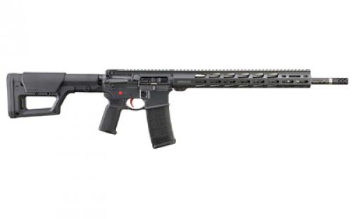 Ruger AR-556, Multi-Purpose Rifle, Semi-automatic Rifle, AR15, 223 Wylde, 18" Proof Carbon Fiber Barrel, Ruger Radial Port Muzzle Brake, Rifle Length Gas System, Cerakote Finish, Gray, Magpul PRS Lite Stock, Magpul MOE-K2 Grip, 15" M-LOK Free Floated Aluminum Handguard, Ruger Elite 452 Two Stage Trigger, 30 Rounds, 1 Magazine 8548