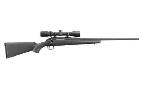 Ruger American, Bolt-Action Rifle, 243 Winchester, 22 Barrel, Matte Finish, Synthetic Stock, Black, with Vortex Crossfire II Scope, 3-9X40 BDC Reticle, 1 Magazine, 4 Rounds, Right Hand 16931