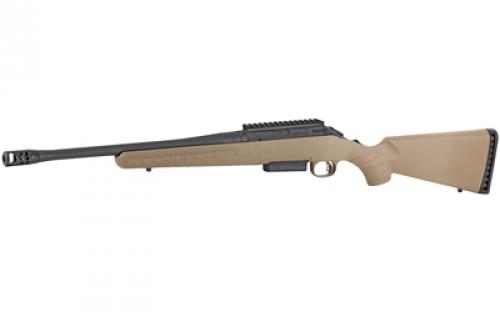 Ruger American Ranch, Bolt Action Rifle, 450 BUSHMASTER, 16.1" Threaded Barrel, 1:16 Right Hand Twist, Matte Black Finish, Alloy Steel, Flat Dark Earth Synthetic Stock, 3 Rounds 16950