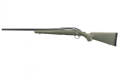 Ruger American Rifle Predator, Bolt-Action Rifle, 6.5 Creedmoor, 22 Threaded Barrel(5/8 -24), Matte Black Finish, Alloy Steel, Moss Green Composite Stock, Left Hand, 4Rd Rotary Magazine 16977