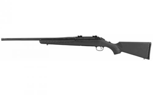 Ruger American Compact, Bolt Action Rifle, 6.5 Creedmoor, 20 Threaded Barrel, 5/8-24 Thread Pattern, Matte Black Finish, Black Composite Stock, 4 Round, Included Picatinny Base 16980