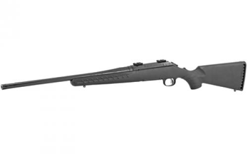 Ruger American Compact, Bolt Action Rifle, 6.5 Creedmoor, 20" Threaded Barrel, 5/8"-24 Thread Pattern, Matte Black Finish, Black Composite Stock, 4 Round, Included Picatinny Base 16980