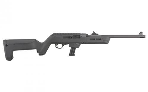 Ruger PC Carbine, Talo Exclusive, Semi-automatic Rifle, 9MM, 16.12 Threaded Barrel, 1/2x28, Black Oxide Finish, Magpul Backpacker Stock, Black, Rear Ghost Ring Sight, Front TruGlo Fiber Optic Sight, 17 Rounds, 1 Magazine 19129