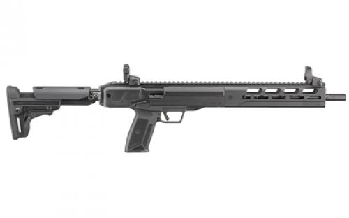 Ruger LC Carbine, Semi-automatic Rifle, 5.7X28MM, 16.25Fluted Barrel, Black Anodized Finish, Fixed Stock, 1 Magazine, 10 Rounds, MLOK Handguard, Weighs 5.9lbs 19301