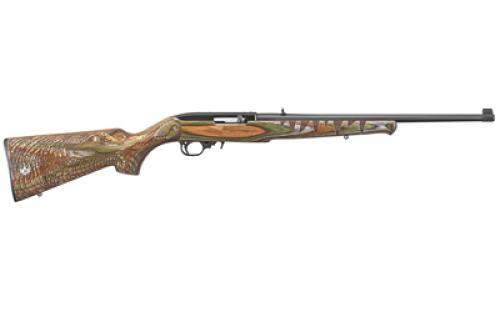 Ruger 10/22, TALO, Semi-automatic, Rifle, 22 LR, 18.5 Barrel, Green, Wood Stock, Right Hand, 1:16, 10Rd 21179