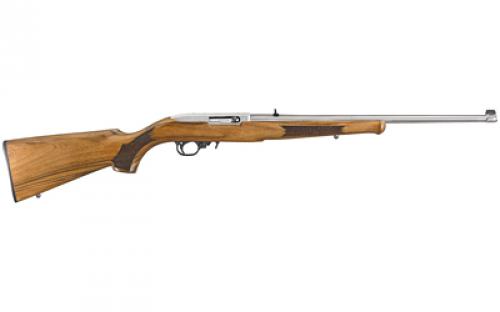 Ruger 10/22, TALO, Semi-automatic, Rifle, 22 LR, 20 Barrel, Silver, Wood Stock, Right Hand, 1:16, 10Rd 21196