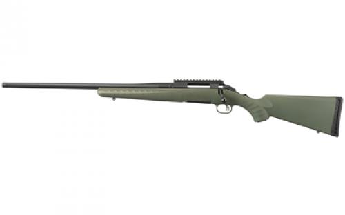 Ruger American Rifle Predator, Bolt-Action Rifle, 243 Winchester, 22 Threaded Barrel(5/8 x24), Matte Black Finish, Alloy Steel, Moss Green Composite Stock, Left Hand, 4Rd Rotary Magazine 26916