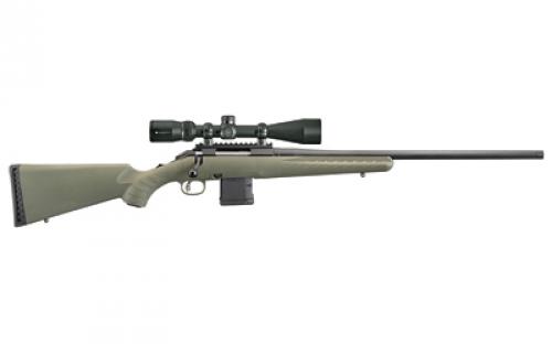 Ruger American Predator, Bolt-Action Rifle, 223 Remington, 22 Threaded Barrel, Matte Black Finish, Moss Green Synthetic, with Vortex Crossfire II Scope, 4-12X44 BDC Reticle, AR Style Magazine, 1 Magazine, 10 Rounds 26951