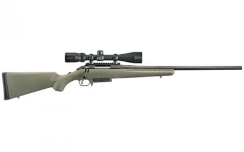 Ruger American Predator, Bolt-Action Rifle, 6.5 Creedmoor, 22 Threaded Barrel, Matte Black Finish, Moss Green Synthetic Stock, with Vortex Crossfire II Scope, 4-12X44 BDC Reticle. AI Style Magazine, 1 Magazine, 3 Rounds 26953