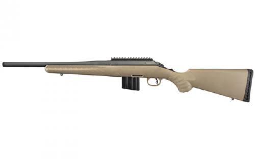 Ruger American Rifle Ranch, Bolt Action, 350 Legend, 16.38 Threaded Barrel, 1/2X28 Threads, Flat Dark Earth Finish, Synthetic Stock, Right Hand, 5 Rounds, BLEM (Damaged Case) 26981