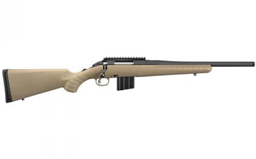 Ruger American Rifle Ranch, Bolt Action, 350 Legend, 16.38" Threaded Barrel, 1/2X28 Threads, Flat Dark Earth Finish, Synthetic Stock, Right Hand, 5 Rounds, BLEM (Damaged Case) 26981