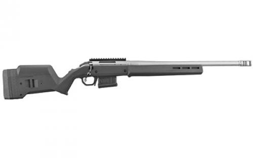 Ruger American Rifle Hunter, TALO, Bolt, Rifle, 6.5 Creedmoor, 18, Silver, Magpul, Right Hand, 1:8, 5Rd 26996