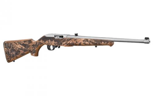 Ruger 10/22, Mule Deer Foundation, TALO, Semi-automatic Rifle, 22 LR, 18.5" Barrel, Satin Stainless Finish, Mule Deer Engraved Walnut Stock, Gold Bead Front Sight, 10 Rounds, 1 Magazine 31188