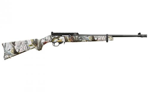 Ruger 10/22 Fifth Edition, Collector Series, Semi-automatic Rifle, 22 LR, 18.5" Barrel with Ruger Flash Suppressor, Collector Series Bolt Markings, Satin Black Finish, American Camo Synthetic Stock, Adjustable Ghost Ring Rear Sight, Protected Blade Front Sight, 10 Rounds, 1 Magazine, Includes Fifth Edition Metal Street Sign, Bumper Sticker and Pin 31191