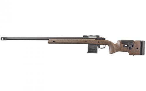 Ruger Hawkeye Long Range Target, Bolt Action, 308 Winchester, 26 Heavy Target Barrel, 5/8X24 Threads, Matte Black Finish, Speckled Black & Brown Target Stock, 20 MOA Base, 10Rd, AI Style Magazine 57123