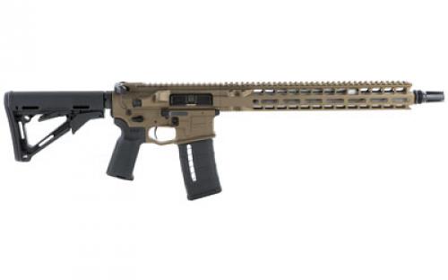 Radian Weapons Model 1, Semi-Automatic, 223 Wylde/556NATO, 14.5" Barrel (16" OAL with Pinned Flash Hider), Mid-length Gas System, Cerakoted Finish, Radian Brown, Dead Air Flash Hider, Aluminum M-LOK Handguard, Titanium Forward Assist, ATC AR Gold Match Trigger, Magpul Pistol Grip and Stock, Raptor-SD Ambidextrous Charging Handle, 30 Rounds, 1 Magazine R0040