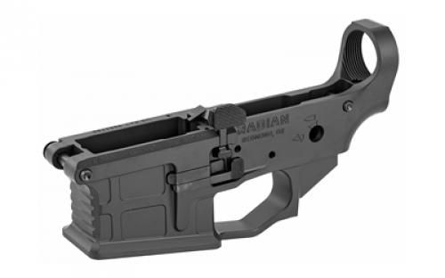 Radian Weapons AX556, Stripped Billet Lower, Semi-Automatic, 556 NATO/223 Remington, Ambidextrous, Cerakote Finish, Black, Includes Radian Talon Ambidextrous Safety, Hammer Pin R0166