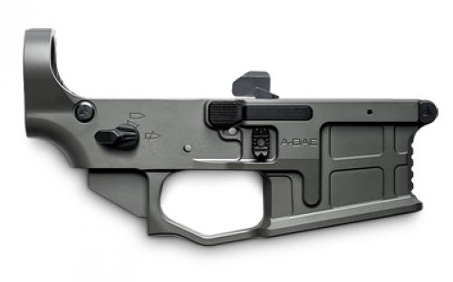 Radian Weapons AX556, Stripped Billet Lower, Semi-Automatic, 556 NATO/223 Remington, Ambidextrous, Cerakote Finish, Gray, Includes Radian Talon Ambidextrous Safety, Hammer Pin R0388