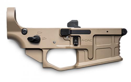 Radian Weapons AX556, Stripped Billet Lower, Semi-Automatic, 556 NATO/223 Remington, Ambidextrous, Cerakote Finish, Flat Dark Earth, Includes Radian Talon Ambidextrous Safety, Hammer Pin R0390