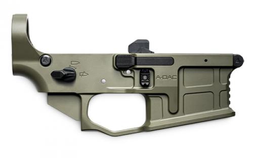 Radian Weapons AX556, Stripped Billet Lower, Semi-Automatic, 556 NATO/223 Remington, Ambidextrous, Cerakote Finish, Olive Drab Green, Includes Radian Talon Ambidextrous Safety, Hammer Pin R0391