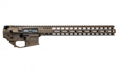 Radian Weapons AX556, Billet Upper/Lower Set, Semi-Automatic, 556 NATO/223 Remington, Ambidextrous, Cerakote Finish, Brown, Includes Radian Talon Ambidextrous Safety, Hammer Pin, 15.5 MLOK Handguard R0405