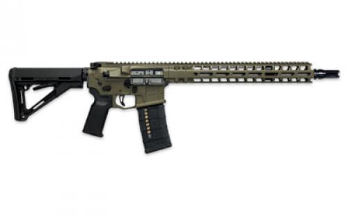 Radian Weapons  Model 1, Semi-automatic Rifle, AR, 223 Wylde, 14.5 Barrel Pinned Dead Air Flash Hider (16 OAL), Mid Length Gas System, Cerakote Finish, Olive Drab Green, 14 Free Float M-LOK Handguard, Magpul Moe Stock, Magpul MOE Grip, Radian Raptor SD Ambidextrous Charging Handle, Ambidextrous Safety, 30 Rounds, 1 Magazine R0536