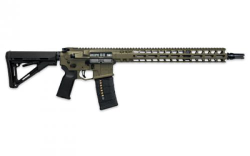 Radian Weapons Model 1, Semi-automatic Rifle, AR, 223 Wylde, 16, Dead Air Flash Hider, Mid Length Gas System, Cerakote Finish, Olive Drab Green, 14 Free Float M-LOK Handguard, Magpul Moe Stock, Magpul MOE Grip, Radian Raptor SD Ambidextrous Charging Handle, Ambidextrous Safety, 30 Rounds, 1 Magazine R0541