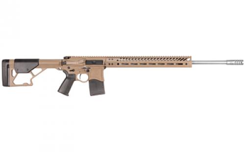 Seekins Precision SP15, Semi-automatic Rifle, 6MM ARC, 22 Barrel, Cerakote Finish, Flat Dark Earth, Adjustable Stock, 15 Free Float M-LOK Handguard, Timney Single Stage Trigger, 30 Rounds, 1 Magazine 0011300095-FDE