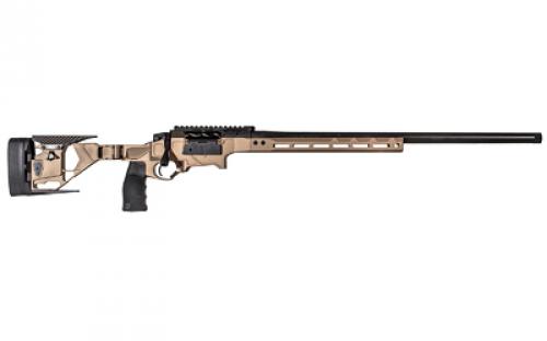 Seekins Precision HIT, Bolt Action Rifle, 6MM Creedmoor, 24 Threaded Barrel, Adjustable Aluminum Chassis, Folding Stock, Flat Dark Earth, ERGO TDX-0 Vertical Grip, Manual Safety, 5 Rounds, 1 Magazine 0011710101-F-FDE