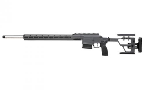 Sig Sauer Cross PRS, Bolt Action, 308 Winchester, 24 Stainless Heavy Contour 5R Barrel, 2 Piece Free Floating Handguard With Steel Arca Rail, Steel Frame Folding Stock, Forward Angle PRS Style Grip, Cerakote Elite Concrete Finish, 10 Rounds CROSS-308-24B