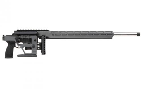 Sig Sauer Cross PRS, Bolt Action, 308 Winchester, 24" Stainless Heavy Contour 5R Barrel, 2 Piece Free Floating Handguard With Steel Arca Rail, Steel Frame Folding Stock, Forward Angle PRS Style Grip, Cerakote Elite Concrete Finish, 10 Rounds CROSS-308-24B