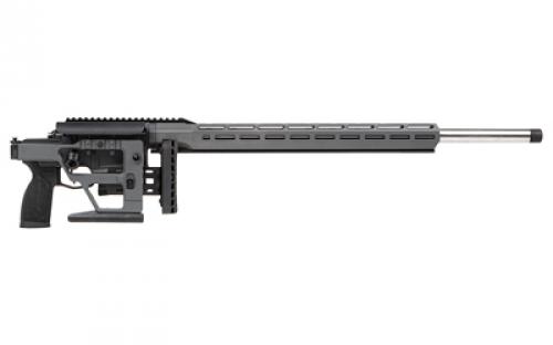 Sig Sauer Cross PRS, Bolt Action, 6.5 Creedmoor, 24" Stainless Heavy Contour 5R Barrel, 2 Piece Free Floating Handguard With Steel Arca Rail, Steel Frame Folding Stock, Forward Angle PRS Style Grip, Cerakote Elite Concrete Finish, 10 Round CROSS-65-24B