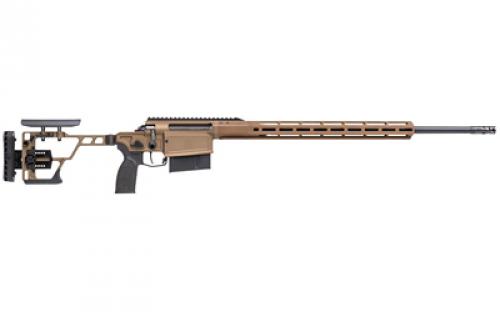 Sig Sauer Cross Magnum, Bolt Action Rifle, 300 Winchester Magnum, 24" Stainless Steel Barrel, Anodized Finish, Coyote, Free Floating Full Length ARCA Handguard, Folding Adjustable Precision Stock, 6 Rounds, 1 Magazine CROSS-MAG-300WM-24B