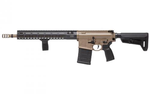 Sig Sauer 716i TREAD SNAKEBITE, Semi-automatic, AR, 308 Winchester, 762NATO, 16 Carbon Steel Barrel, Cerakote Elite Finish, Flat Dark Earth, Magpul SL-K Stock, Enhanced Free Floating M-LOK Handguard, Sig Matchlite Trigger, Elite Cerakote 3 Port Comp, 20 Rounds, 1 Magazine 716I-16B-TRD-SB-SE