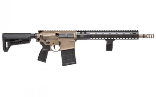 Sig Sauer 716i TREAD SNAKEBITE, Semi-automatic, AR, 308 Winchester, 762NATO, 16" Carbon Steel Barrel, Cerakote Elite Finish, Flat Dark Earth, Magpul SL-K Stock, Enhanced Free Floating M-LOK Handguard, Sig Matchlite Trigger, Elite Cerakote 3 Port Comp, 20 Rounds, 1 Magazine 716I-16B-TRD-SB-SE