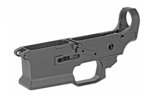 Sharps Bros. SBLR08, Gen 2 Livewire - Forged, Semi-automatic, Stripped Lower Receiver, Multi Cal, Black Finish, Ambidextrous Bolt Release, CNC Machined from a custom 7075 Aluminum forging SBLR08-F