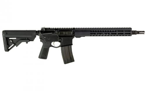 Sons of Liberty Gun Works M4 EXO3, Semi-automatic Rifle, AR, 223 Remington/556NATO, 13.7" Pinned (16" OAL) Barrel, Mid-length Gas System, Anodized Finish, Black, NOX Muzzle Device, Liberty Fighting Trigger, Liberty Charging Handle, 30 Rounds, 3 Magazine M4-EXO3-13.7