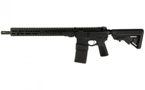 Sons of Liberty Gun Works PATROL SL, Semi-automatic, AR, 223 Remington/556NATO, 16, A2 Flash Hider, SL Handguard, B5 Grip, B5 Stock, Liberty Fighting Trigger, Liberty Charging Handle, Anodized Finish, Black, Right Hand, CompMag Compliant Magazine, 10 Rounds PATROLSL-16-CA-COMP