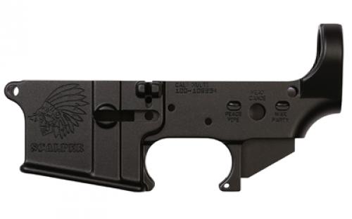 Sons of Liberty Gun Works SCALPER, Stripped Lower Receiver, Semi-automatic, 223 Remington/556NATO, Anodized Finish, Black SCALPER