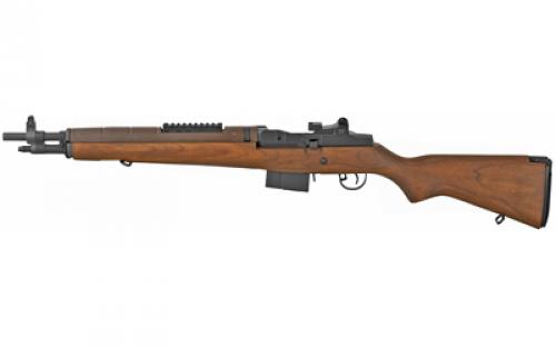 Springfield M1A Scout Squad, Semi-automatic, 308 Win, 18 Barrel, Blued Finish, Walnut Stock, Adjustable Sights, 10Rd, NY COMPLIANT Without Threads And Flash Suppressor AA9122NT