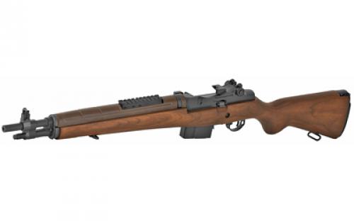 Springfield M1A Scout Squad, Semi-automatic, 308 Win, 18" Barrel, Blued Finish, Walnut Stock, Adjustable Sights, 10Rd, NY COMPLIANT Without Threads And Flash Suppressor AA9122NT