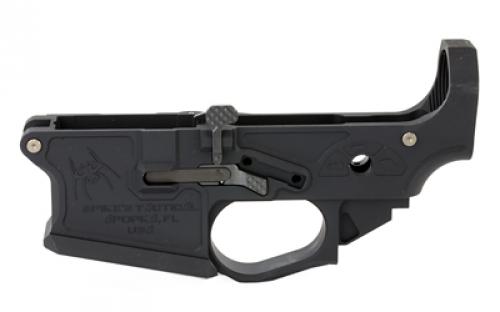 Spike's Tactical Gen 2, Semi-Automatic, Billet Lower Receiver, 223 Rem/556NATO, Black Finish, Includes All Small Parts Except Fire Control Group, BLEM (Damaged Case) STLB200