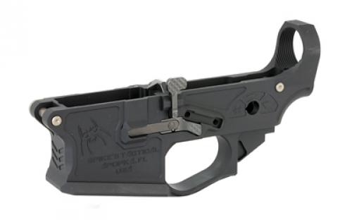 Spike's Tactical Gen 2, Semi-Automatic, Billet Lower Receiver, 223 Rem/556NATO, Black Finish, Includes All Small Parts Except Fire Control Group, BLEM (Damaged Case) STLB200