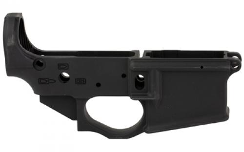 Spike's Tactical STLS015 Punisher, Stripped Lower, Semi-automatic, 223 Rem/556NATO, Non-Color Fill, Punisher Logo, Integral Trigger Guard, Matte Finish, Black STLS015