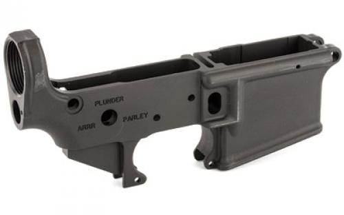 Spike's Tactical STLS016 Calico Jack, Stripped Lower, Semi-automatic, 223 Rem/556NATO, Black Finish, Non-Color STLS016