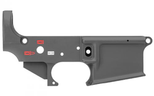 Spike's Tactical STLS019 Spider, Stripped Lower, Semi-automatic, 223 Remington/556NATO, Black, Color Filled STLS019-CFA