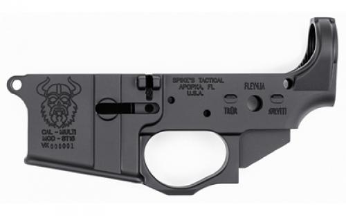 Spike's Tactical STLS031 Viking, Stripped Lower, Semi-automatic, 223 Rem/556NATO, Black, Non-Color STLS031