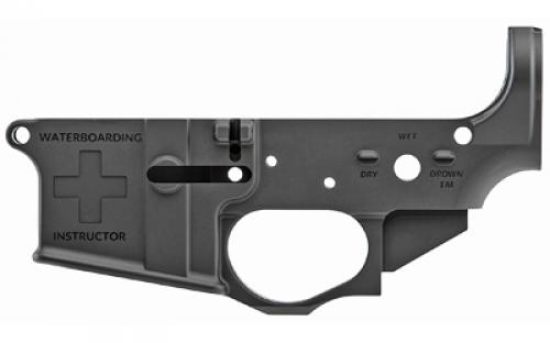 Spike's Tactical STLS033 Waterboarding, Stripped Lower, Semi-automatic, 223 Rem/556NATO, Black Finish, Non-Color STLS033